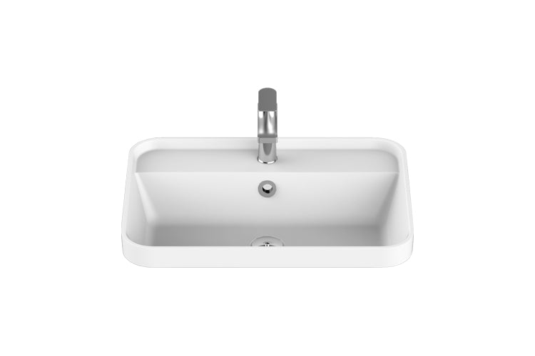 ADP Miya 550 Semi-Inset Basins - Gloss White