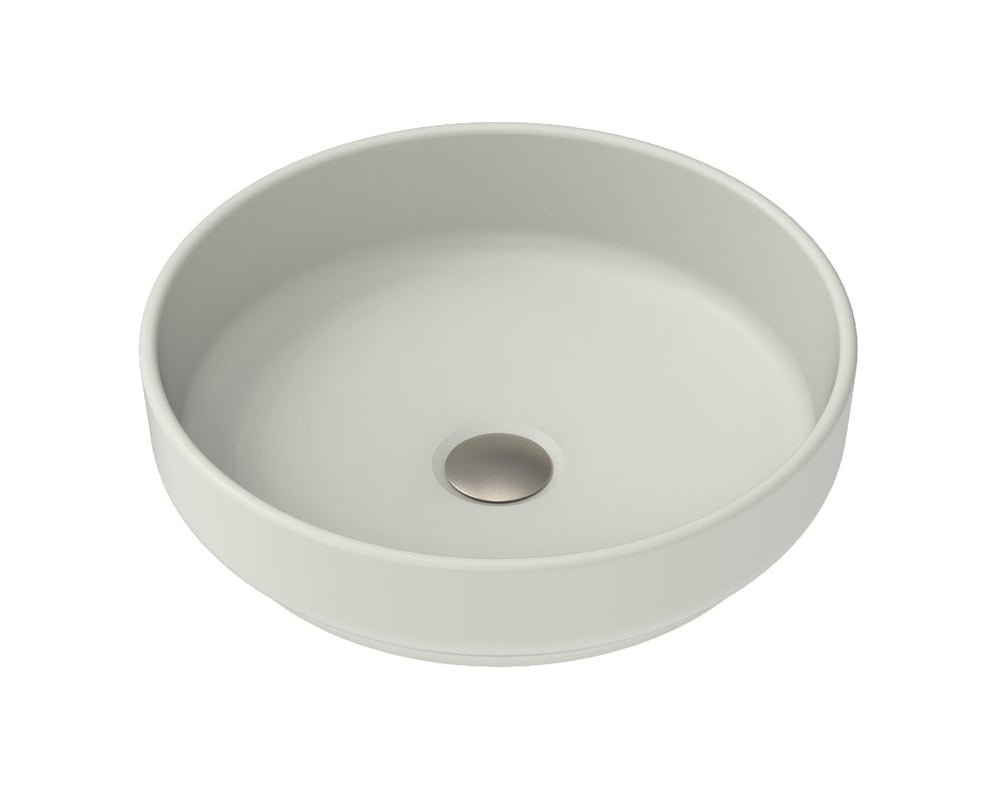 ADP Monroe Matte Concrete Above Counter Basins - Matte Concrete