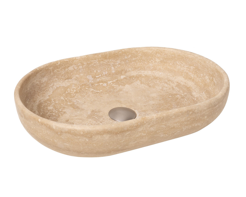 ADP Ollie Travertine Above Counter Basins - Ollie Travertine