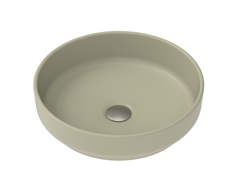 ADP Monroe Matte Olive Above Counter Basins - Matte Olive