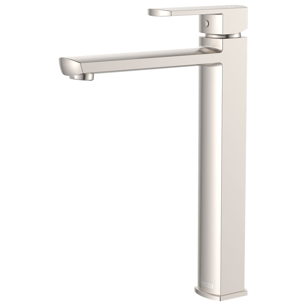 Fienza Koko Tall Basin Mixer - Brushed Nickel