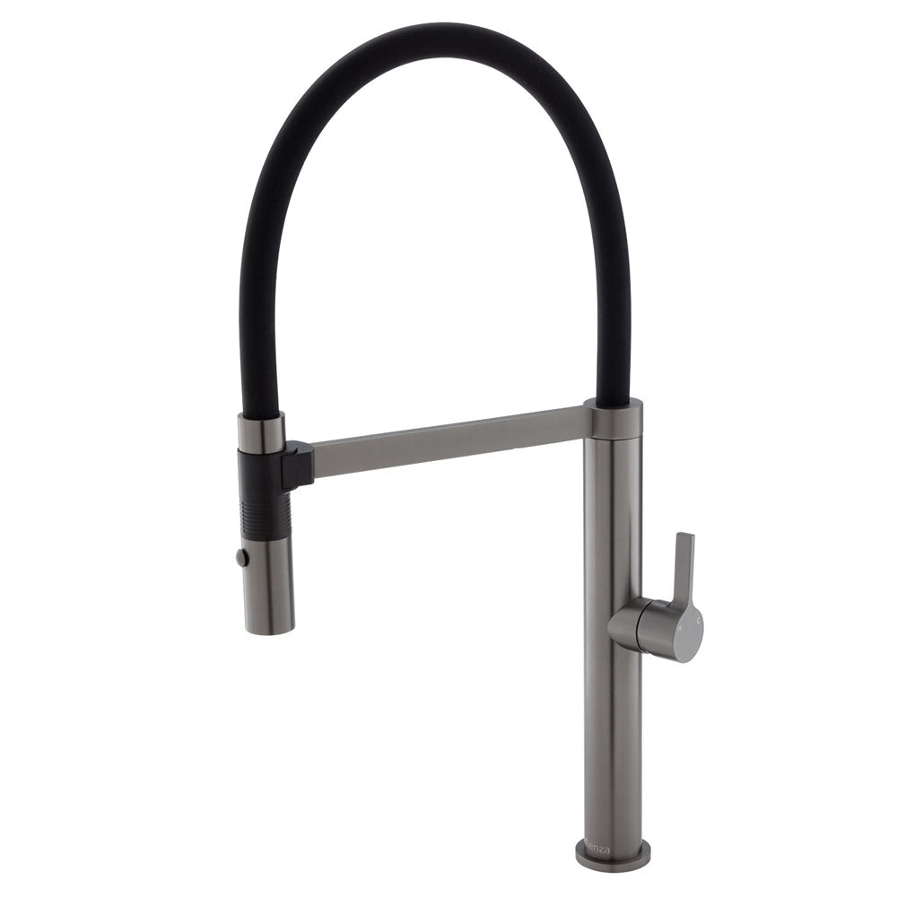 Fienza Sansa Pull Down Sink Mixer, Gun Metal