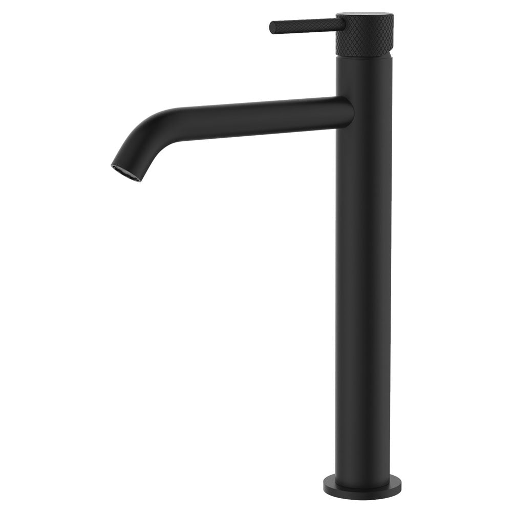 Fienza Axle Tall Basin Mixer - Matte Black - 231107B-LF