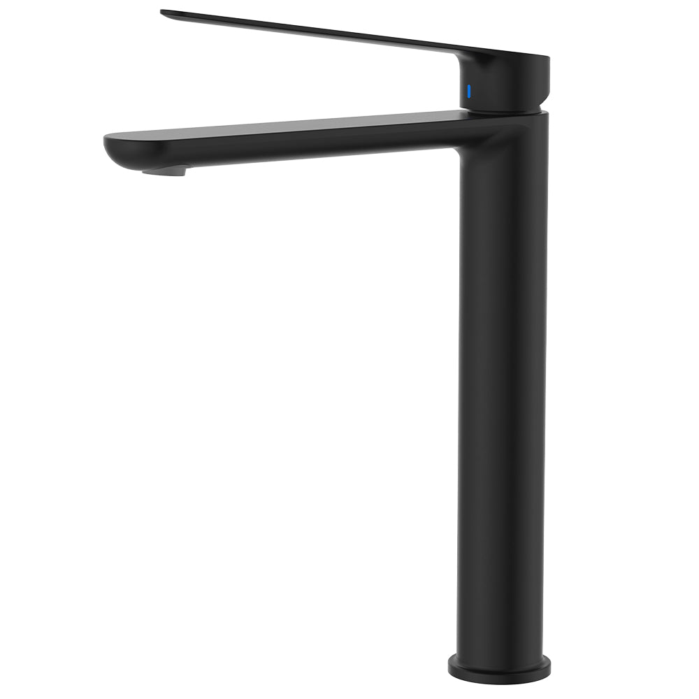 Fienza Empire Care Cold Start Tall Basin Mixer - Matte Black