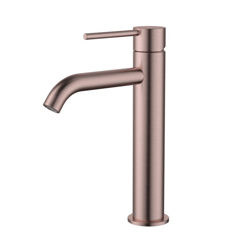 Modern National Star Mini Mid-Rise Basin Mixer Curved Spout Dusk