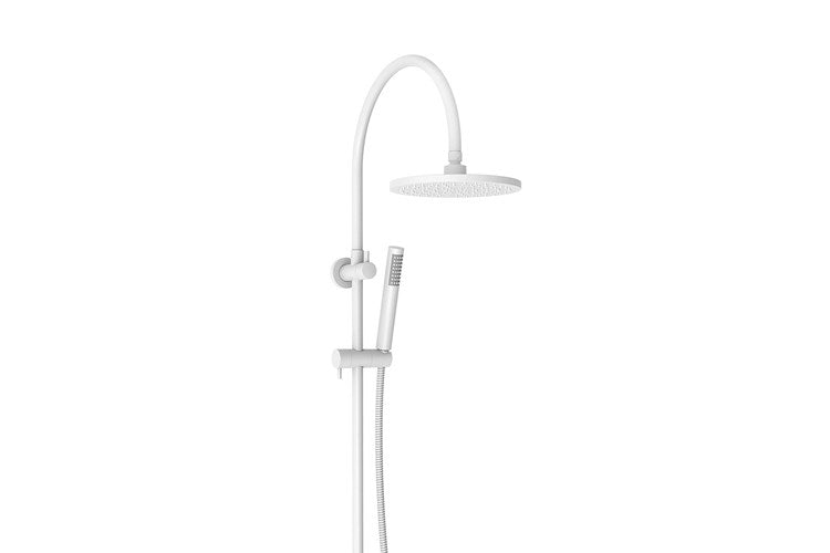 ADP Soul Slimline Gooseneck Shower Set Matte White