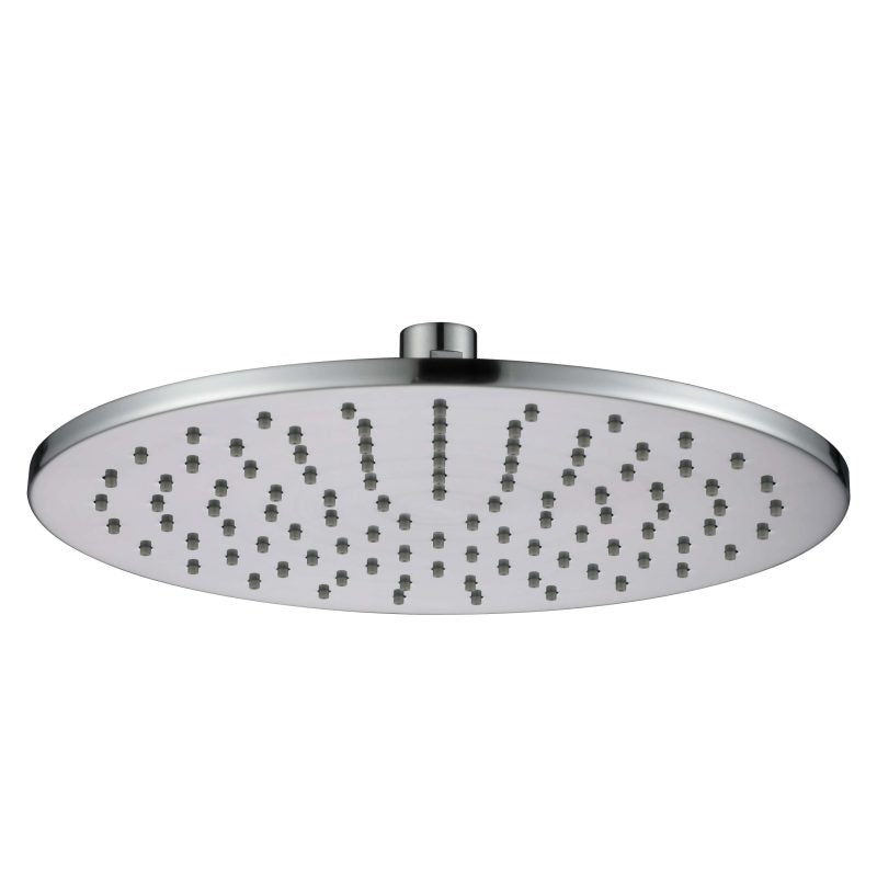 Modern National Brass Round Shower Head 250mm Brushed Chrome