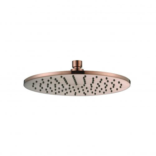 Modern National Brass Round Shower Head 250mm Champagne