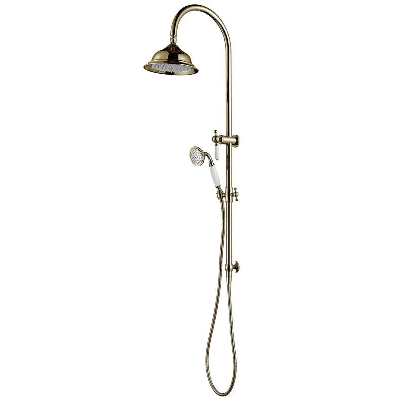 Modern National Bordeaux Shower Column Set Brushed Bronze