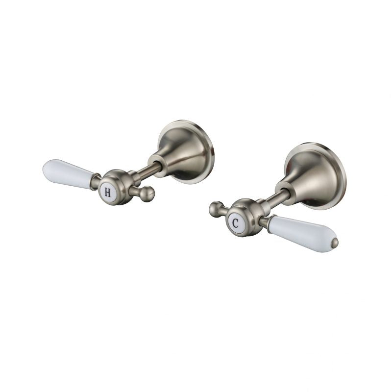 Modern National Bordeaux Wall Tops Brushed Nickel