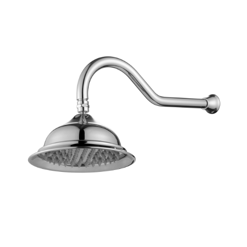 Modern National Bordeaux Shower Arm With Shower Head Chrome