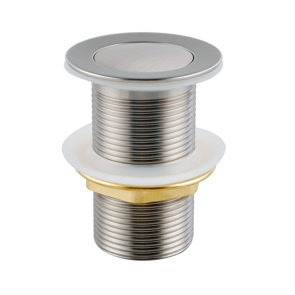 Aquaperla Pop Up Waste No Overflow - Brushed Nickel