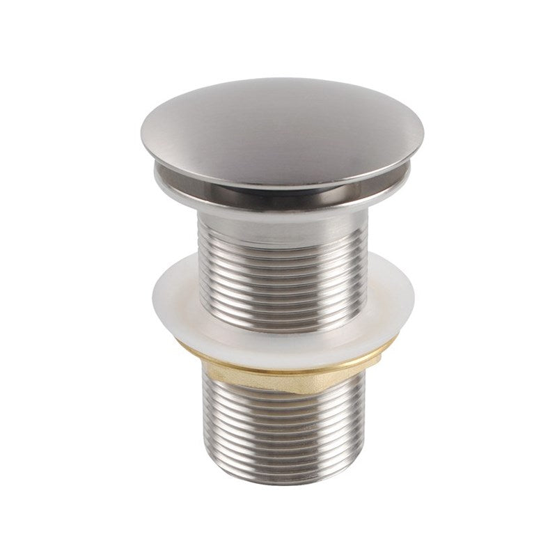 Aquaperla Pop Up Waste No Overflow - Brushed Nickel