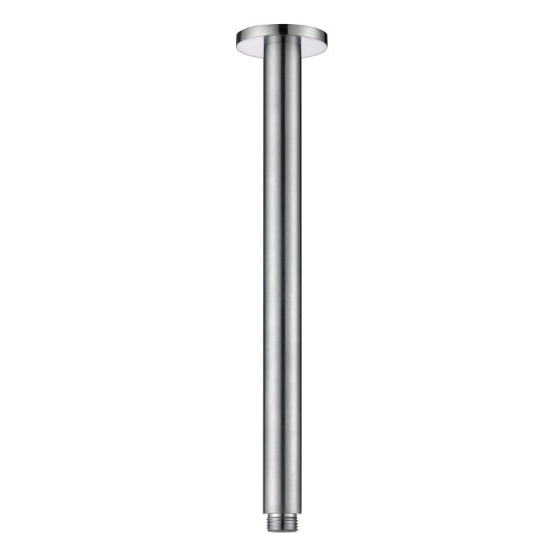 Modern National Round Ceiling Shower Arm Brushed Chrome