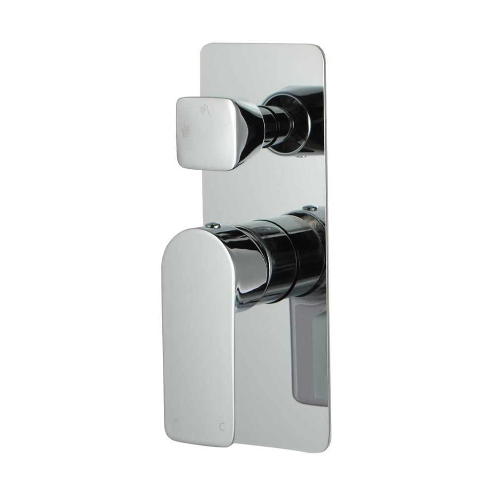 Aquaperla Vog Wall Mixer With Diverter - Chrome (CH0165.ST)