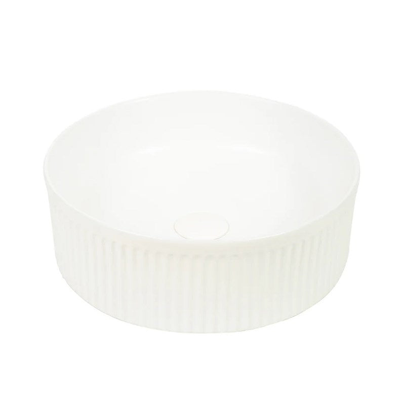 Aquaperla 370x370x130mm Above Counter Basin - Matte White