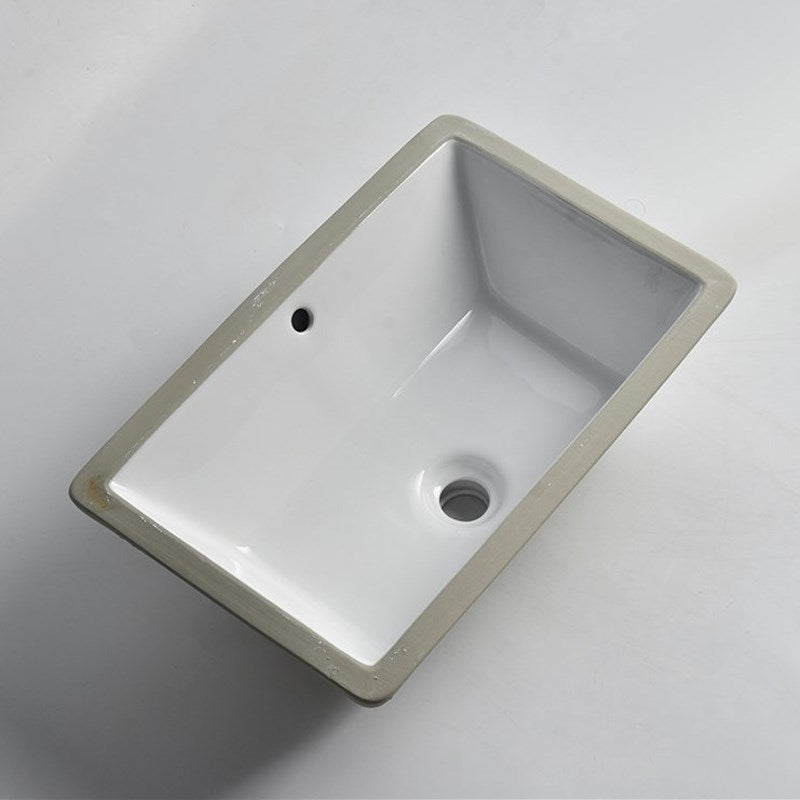 Aquaperla 530x340x180mm Undermount Basin - Gloss White