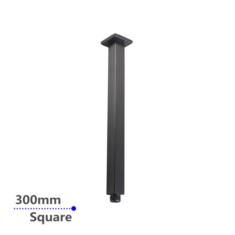 Aquaperla 300mm Ceiling Shower Arm - Gunmetal