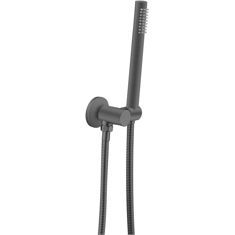 Aquaperla Shower Rail With Handheld Shower - Gunmetal - GM2131.SH