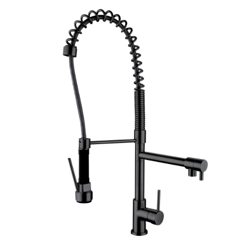 Modern National Halo Spring Multi-Function Kitchen Mixer Matte Black