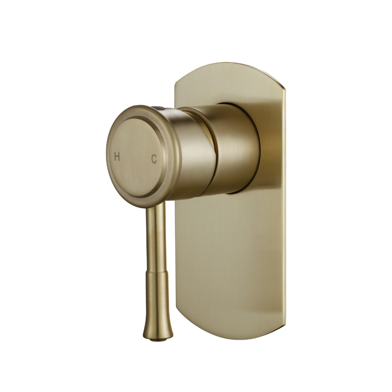 Modern National Montpellier Shower Mixer Brushed Bronze