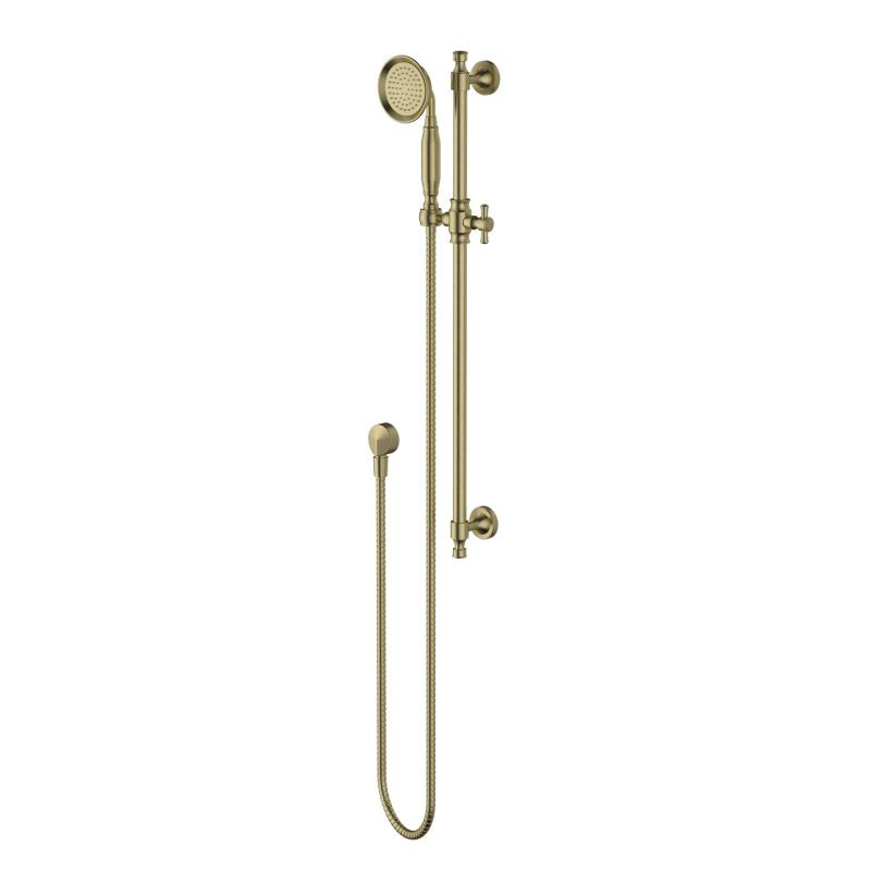 Modern National Montpellier Rail Shower Brushed Bronze