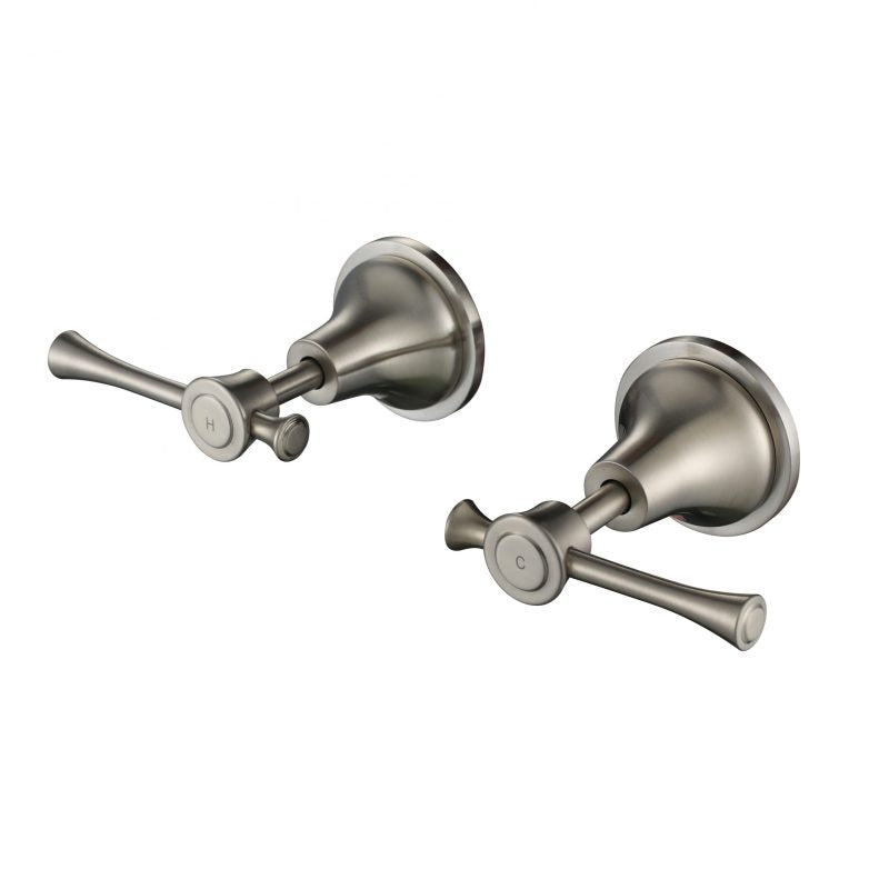 Modern National Montpellier Wall Tops Brushed Nickel