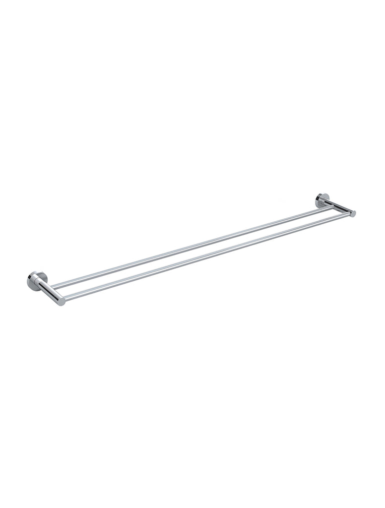 Meir Round Double Towel Rail 900mm - Polished Chrome