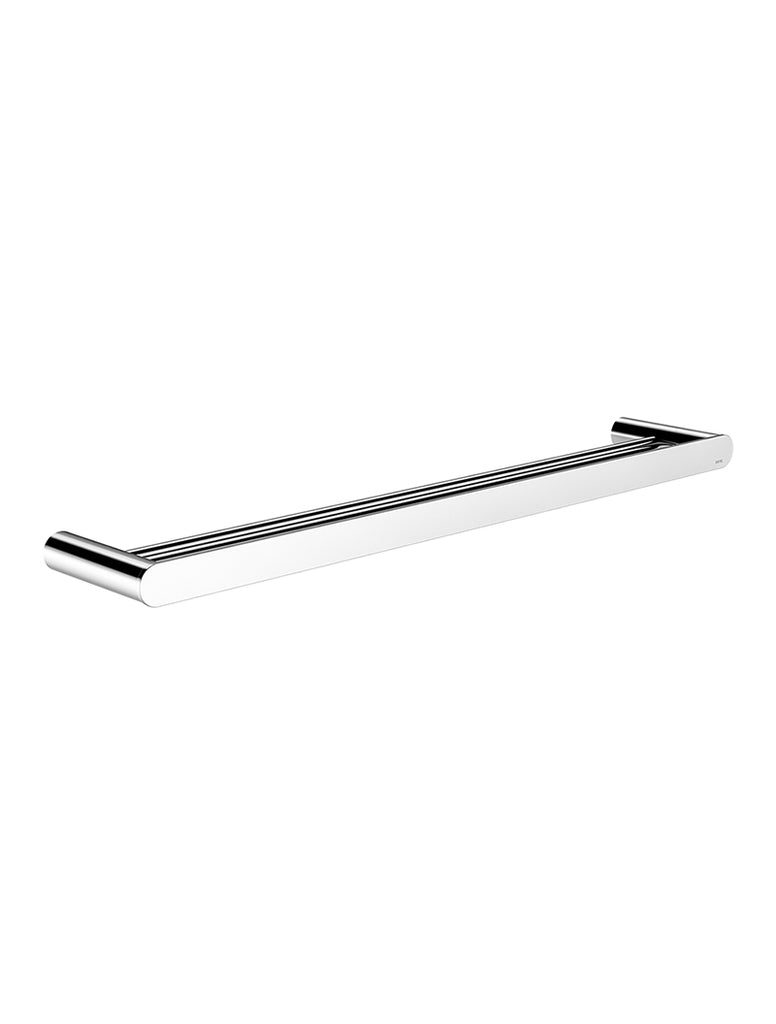 Meir Curvaé Double Towel Rail 600mm - Polished Chrome