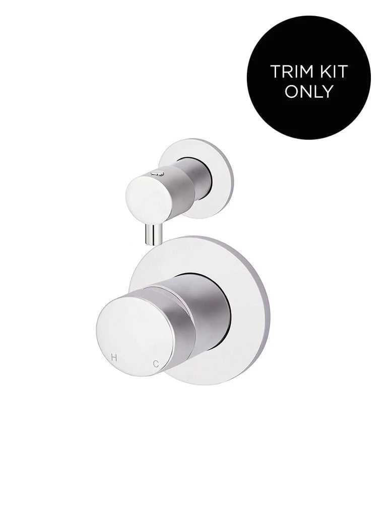 Meir Diverter Mixer Pinless Handle Trim Kit - Polished Chrome