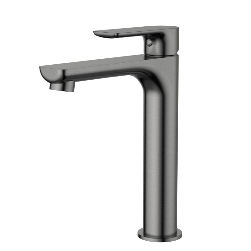 Modern National Nova Mid Rise Basin Mixer Gun Metal