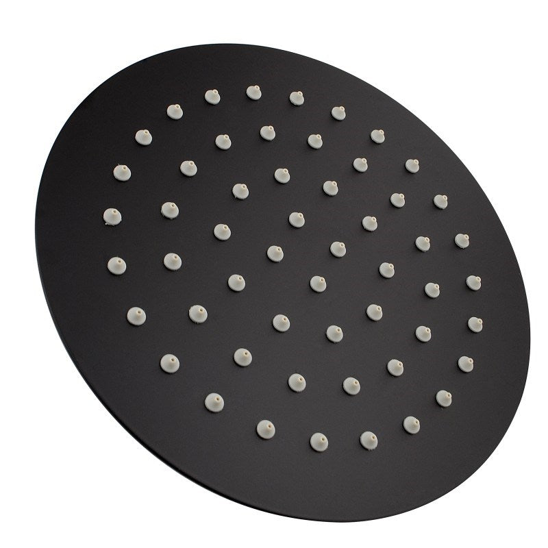 Aquaperla 200mm Shower Head - Black - OX0119.SH