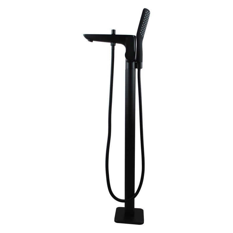 Aquaperla Freestanding Tap With Handheld Shower - Black