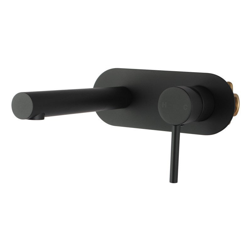 Aquaperla Lucid Pin Spout Mixer - Black