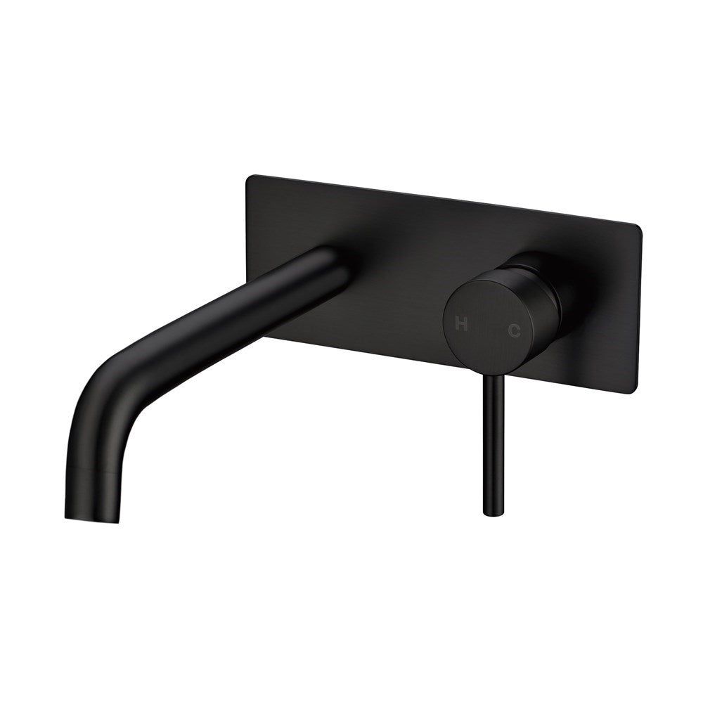 Aquaperla Lucid Pin Spout Mixer - Black