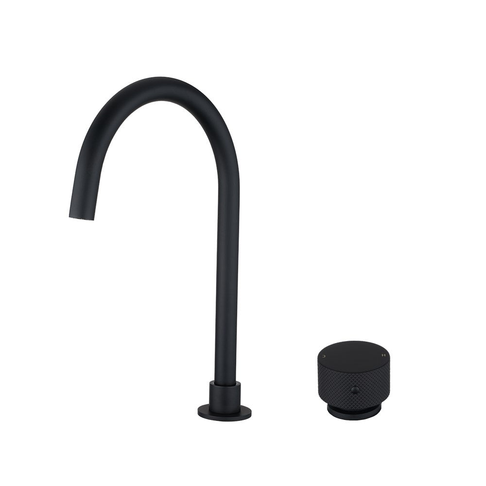 Aquaperla Moon Swivel Basin Mixer - Black