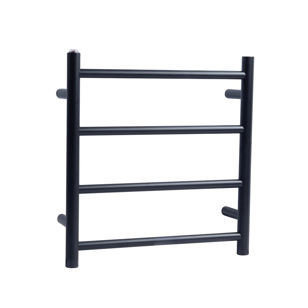 Aquaperla Heated Towel Rack 4 Bars- Black