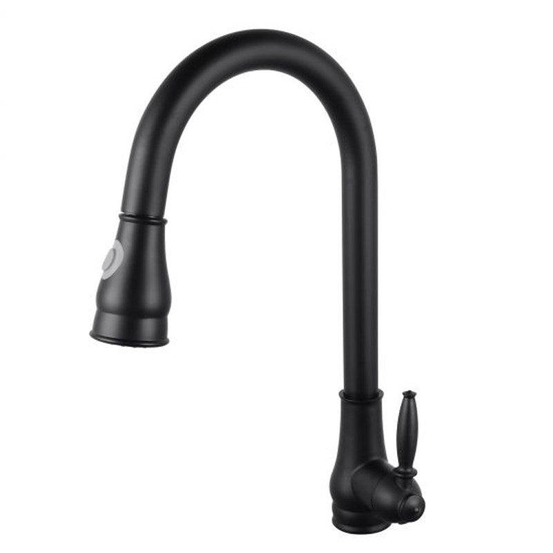 Aquaperla Pull Out Kitchen Mixer - Matte Black