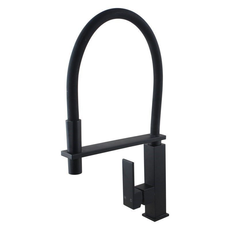 Aquaperla Pull Out Kitchen Mixer - Matte Black