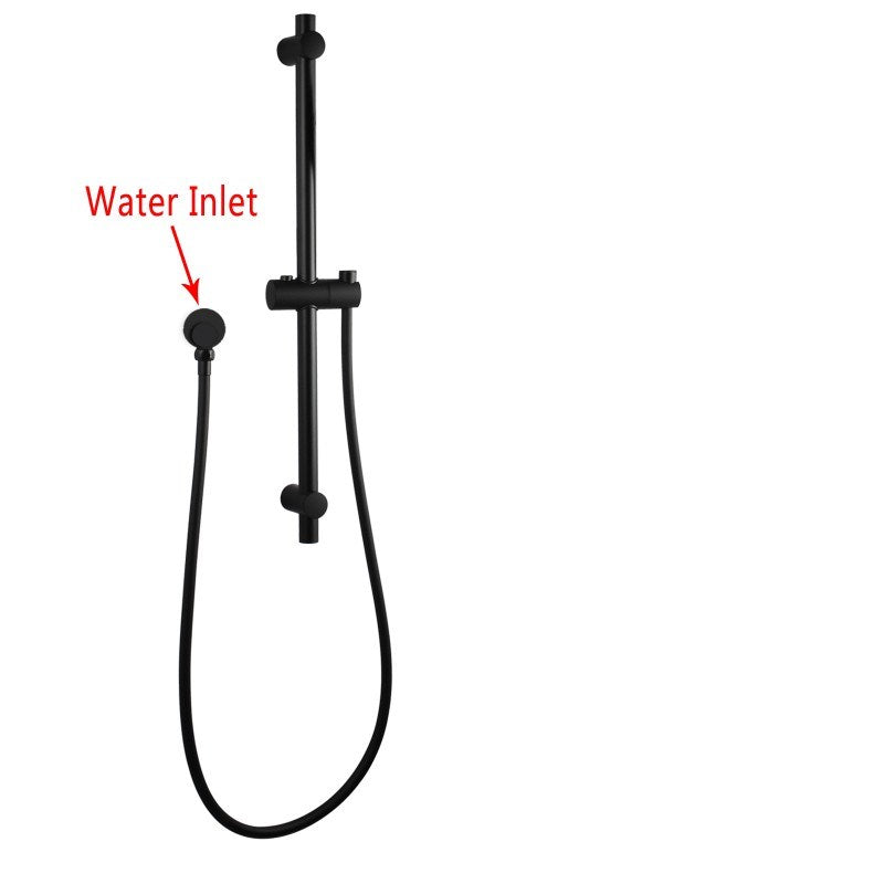 Aquaperla Shower Rail - Black - OX2146.SH.N