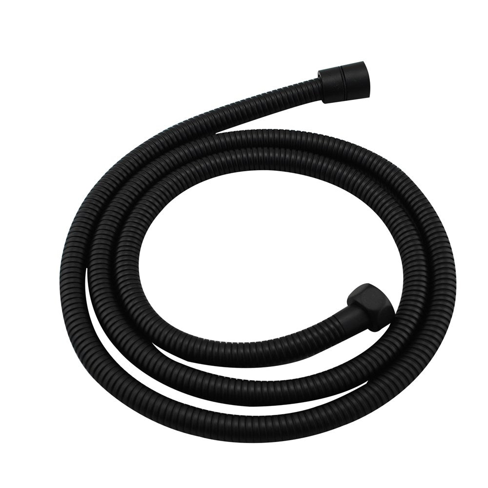 Aquaperla 1500mm Stainless Steel Shower Hose - Black