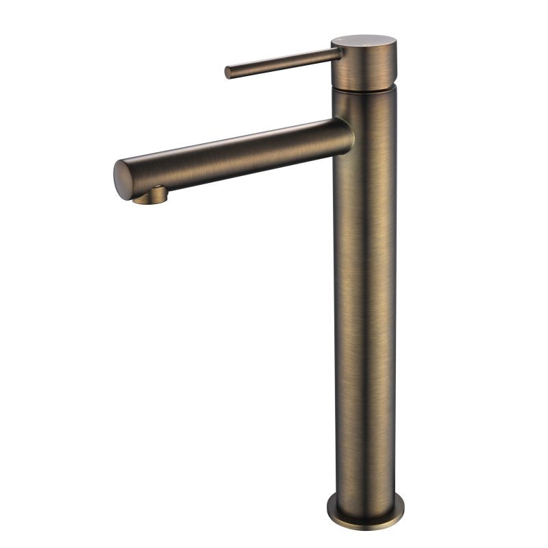 Modern National Star Mini High Rise Basin Mixer Antique Brass