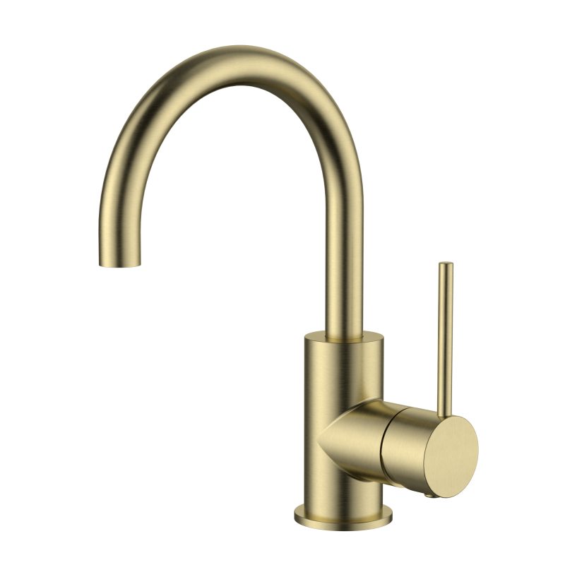 Modern National Star Mini Basin/Kitchen Mixer Brushed Bronze