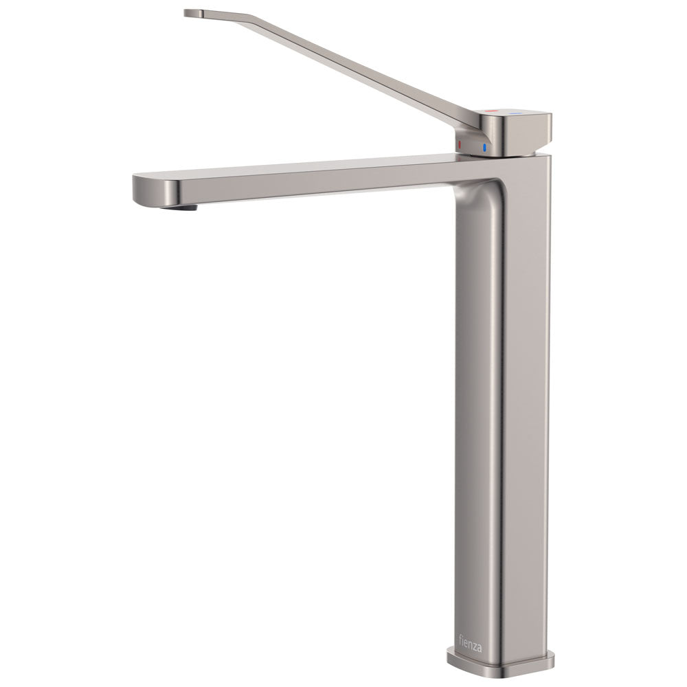 Fienza Tono Care Tall Basin Mixer - Brushed Nickel