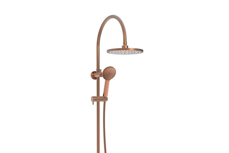 ADP Soul Classic Gooseneck Shower Set Brushed Copper