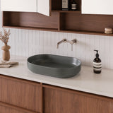 ADP Marilyn Matte Forest Above Counter Basins - Matte Forest
