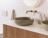 ADP Monroe Matte Olive Above Counter Basins - Matte Olive
