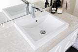 ADP Scoop Semi-Inset Basins - Gloss White