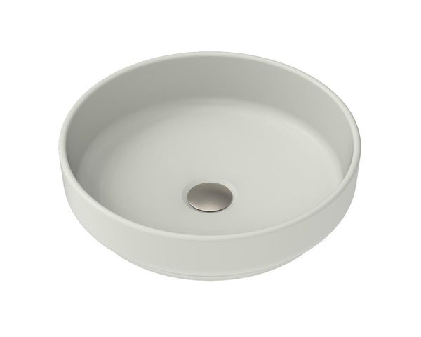 ADP Monroe Matte Concrete Above Counter Basins - Matte Concrete
