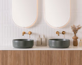 ADP Margot Matte Forest Above Counter Basins - Matte Forest